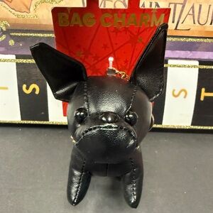 Stylish Black Dog Bag Charm